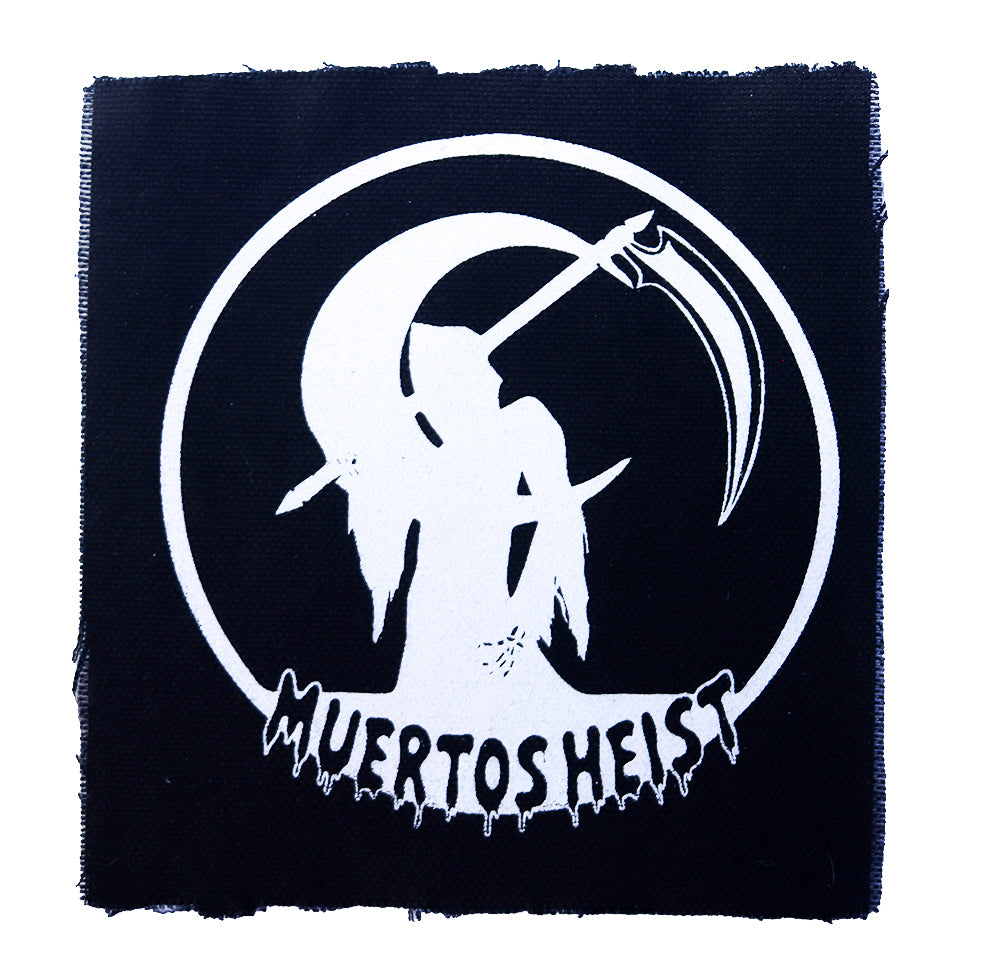 MUERTOS HEIST - Logo Reaper - Parche Punk